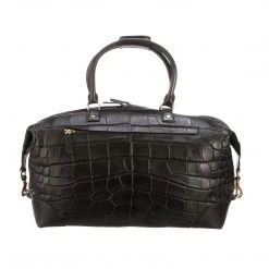 Lucchese-inc Giant Gator Duffel - Small :: Black Duffels