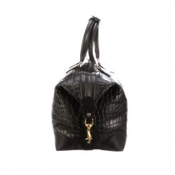 Lucchese-inc Giant Gator Duffel - Small :: Black Duffels