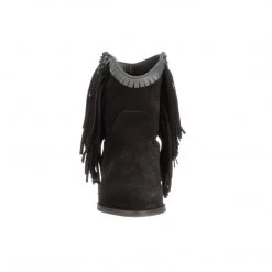 Lucchesse-inc Martina Fringe :: Black BOOTS