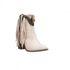Lucchesse-inc BOOTS Sofia Fringe :: Bone