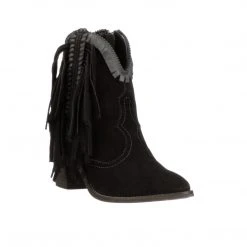 Lucchesse-inc BOOTS Sofia Fringe :: Black