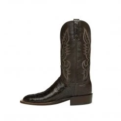 Lucchese-inc Trent :: Chocolate + Dark Brown Boots