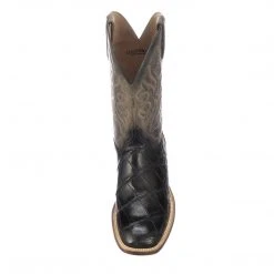 Lucchese-inc Roy :: Black + Anthracite Grey
