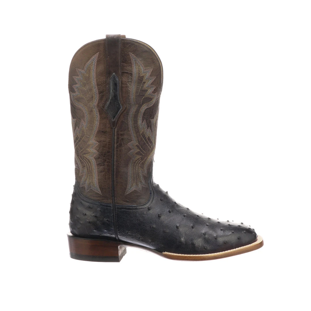 Lucchese-inc Cliff :: Navy + Chocolate Lucchese-inc Cliff :: Navy + Chocolate