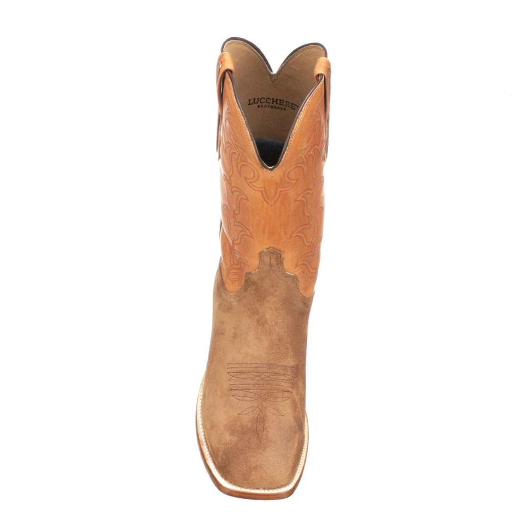 Lucchesse-inc Tulip Suede :: Tan Boots Lucchesse-inc Tulip Suede :: Tan Boots