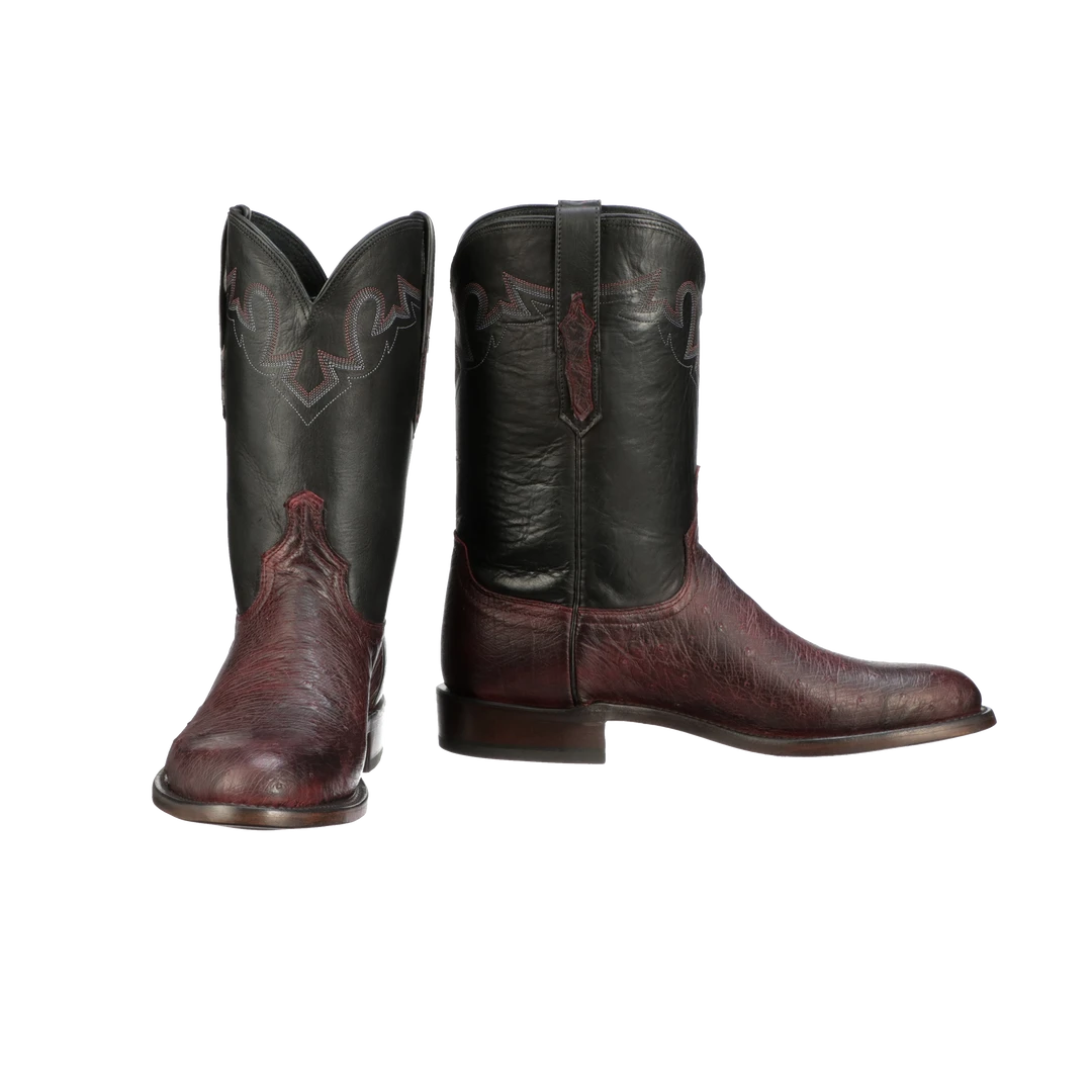 Lucchesse-inc Sunset Exotic :: Black Cherry Boots Lucchesse-inc Sunset Exotic :: Black Cherry Boots
