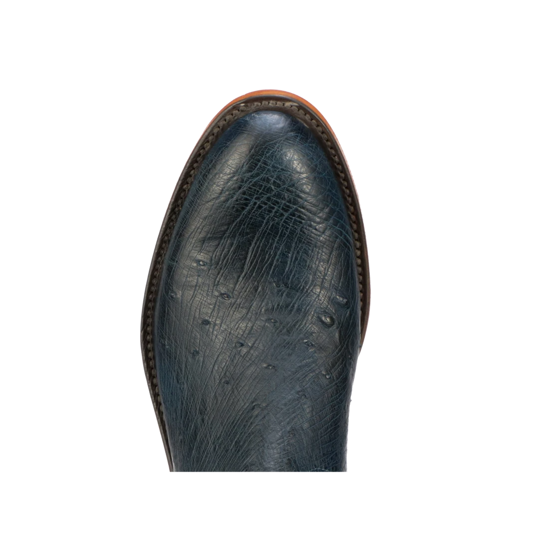 Discount 😉 Lucchesse-inc Sunset Exotic :: Navy 🥾 Boots 🌟 4 Lucchesse-inc Sunset Exotic :: Navy Boots