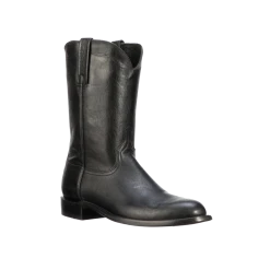 Outlet 😍 Lucchese-inc 🥾 Boots Majestic Roper :: Black 💯 14 Lucchese-inc Boots Majestic Roper :: Black