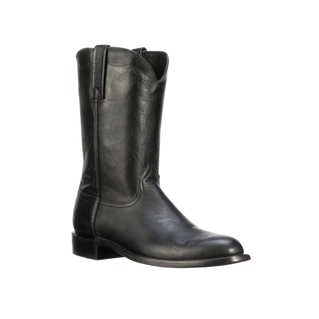 Outlet 😍 Lucchese-inc 🥾 Boots Majestic Roper :: Black 💯 8 Lucchese-inc Boots Majestic Roper :: Black