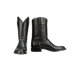 Outlet 😍 Lucchese-inc 🥾 Boots Majestic Roper :: Black 💯 11 Lucchese-inc Boots Majestic Roper :: Black