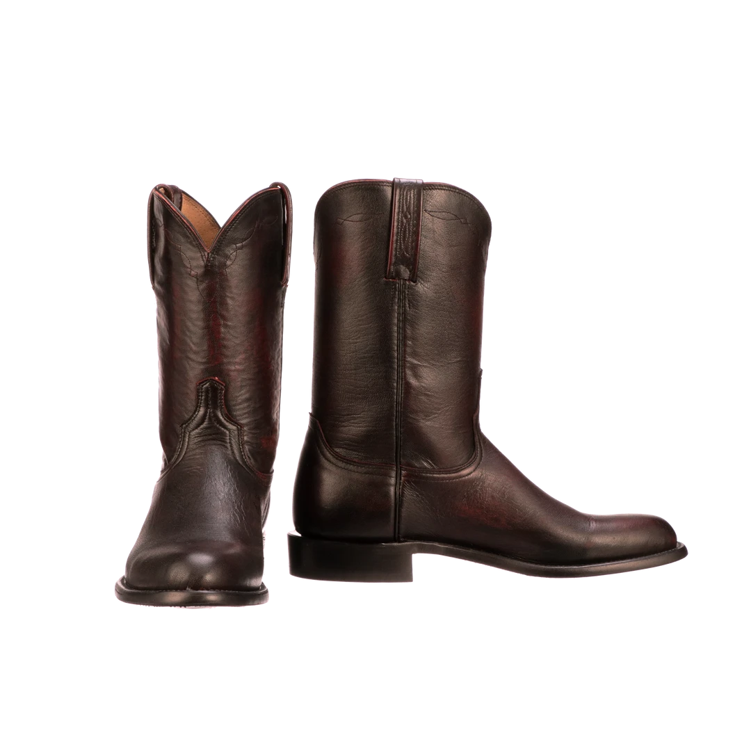 Lucchese-inc Majestic Roper :: Black Cherry Men Lucchese-inc Majestic Roper :: Black Cherry Men
