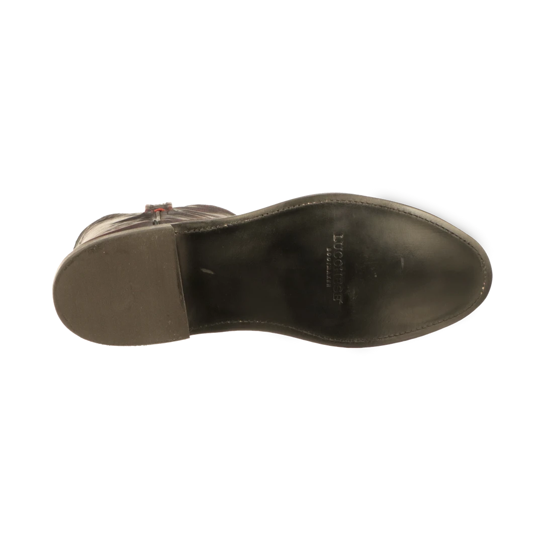 Lucchese-inc Majestic Roper :: Black Cherry Men Lucchese-inc Majestic Roper :: Black Cherry Men