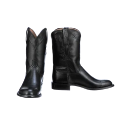 Lucchese-inc Kennedy Roper :: Black Boots