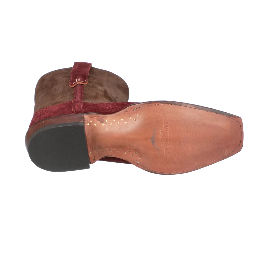 Lucchesse-inc Boots Stead :: Red + Chocolate Lucchesse-inc Boots Stead :: Red + Chocolate