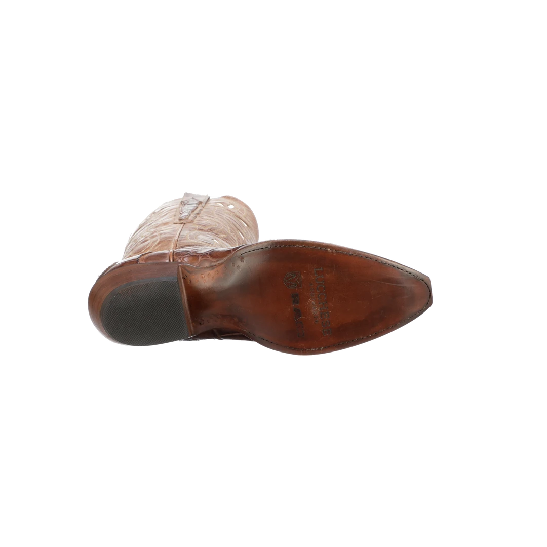 Lucchesse-inc RAM Ladies' Giant Gator Western Boot :: Cognac BOOTS Lucchesse-inc RAM Ladies' Giant Gator Western Boot :: Cognac BOOTS