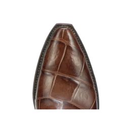 Brand new ⌛ Lucchesse-inc RAM Ladies' Giant Gator Western Boot :: Cognac 🥾 BOOTS 💯 5 Lucchesse-inc RAM Ladies' Giant Gator Western Boot :: Cognac BOOTS