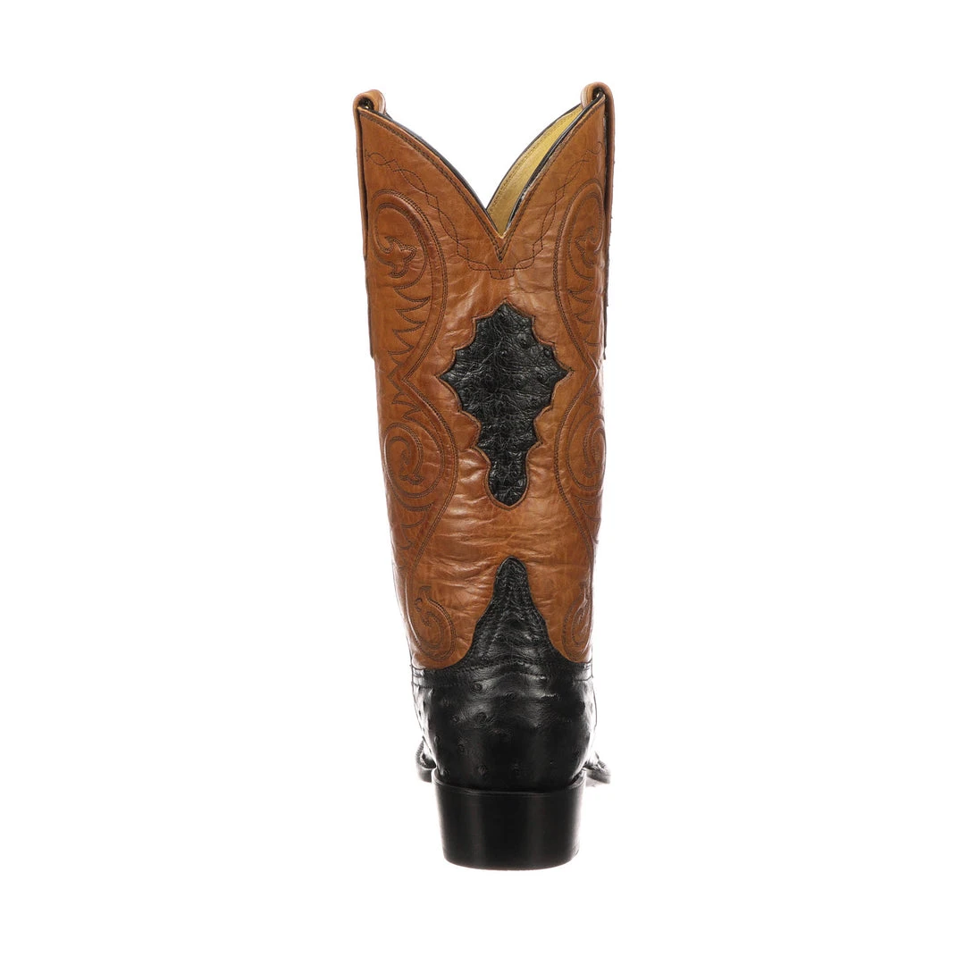 Lucchese-inc Men Randall :: Black + Cognac Lucchese-inc Men Randall :: Black + Cognac