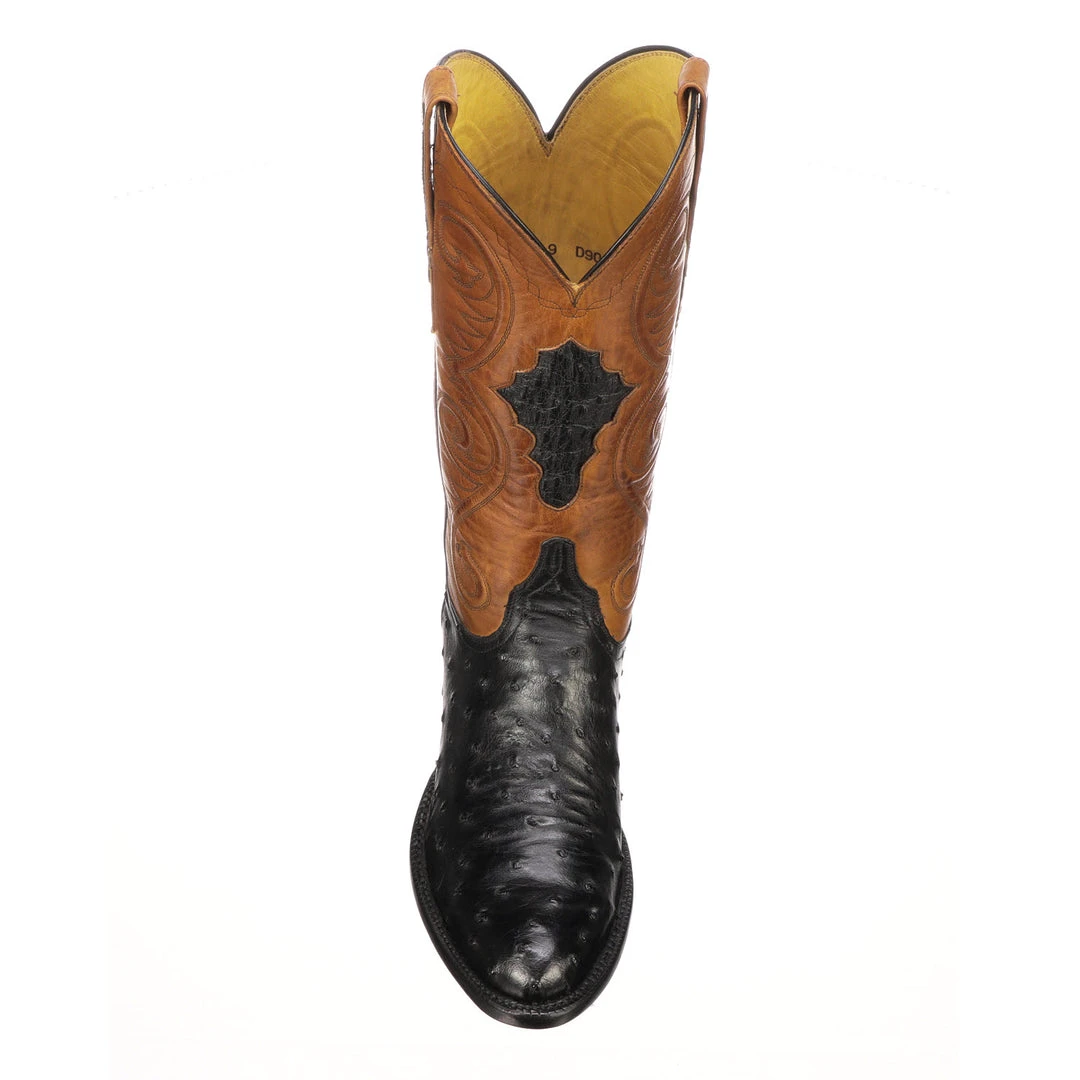 Lucchese-inc Men Randall :: Black + Cognac Lucchese-inc Men Randall :: Black + Cognac