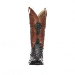 Best Sale โ Lucchese-inc Men Randall :: Black + Cognac ๐ 4 Lucchese-inc Men Randall :: Black + Cognac
