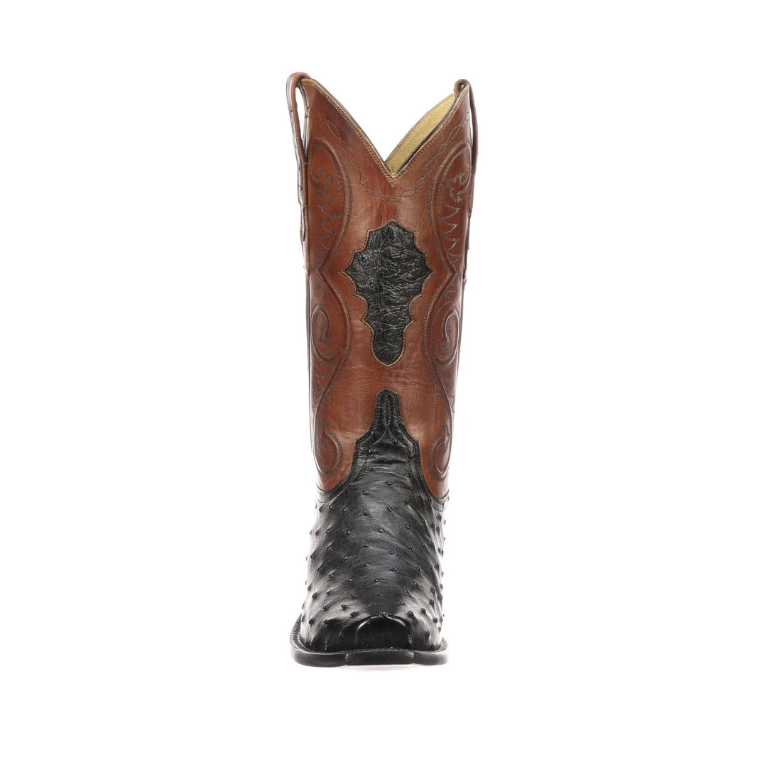 Lucchese-inc Men Randall :: Black + Cognac Lucchese-inc Men Randall :: Black + Cognac