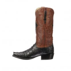 Best Sale โ Lucchese-inc Men Randall :: Black + Cognac ๐ 5 Lucchese-inc Men Randall :: Black + Cognac