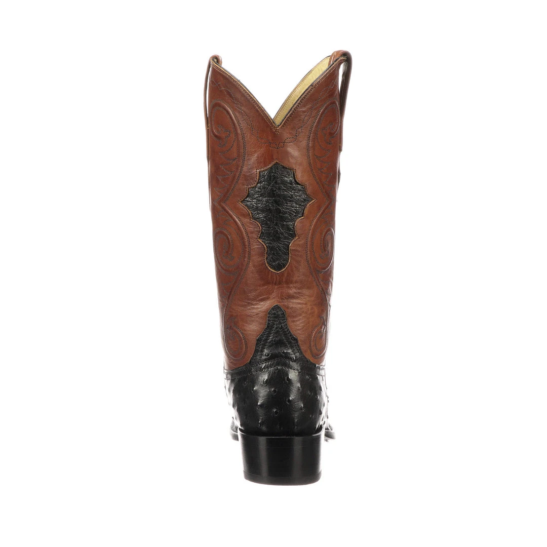 Lucchese-inc Men Randall :: Black + Cognac Lucchese-inc Men Randall :: Black + Cognac