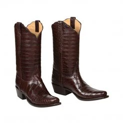 Lucchese-inc Boots Baron :: Chocolate