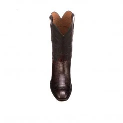 Lucchese-inc Cruz :: Black Cherry + Black