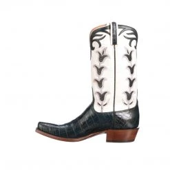 Lucchesse-inc Tulip Exotic :: Navy + Wheat Boots