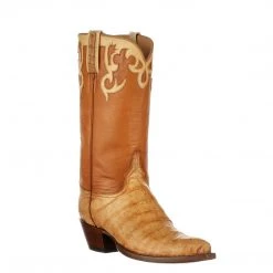 Lucchese-inc Hollywood Rose :: Tan + Honey BOOTS