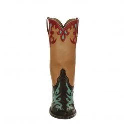 Best Sale 🔥 Lucchese-inc 🥾 BOOTS Hollywood Rose :: Black + Antique Saddle 💯 5 Lucchese-inc BOOTS Hollywood Rose :: Black + Antique Saddle