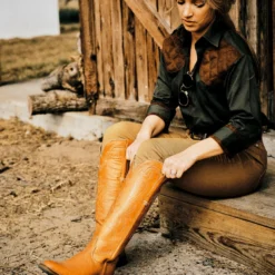 Flash Sale ๐ Lucchesse-inc Ladies High Top Snake Boot King Ranch Edition :: Whiskey ๐ 11 Lucchesse-inc Ladies High Top Snake Boot King Ranch Edition :: Whiskey