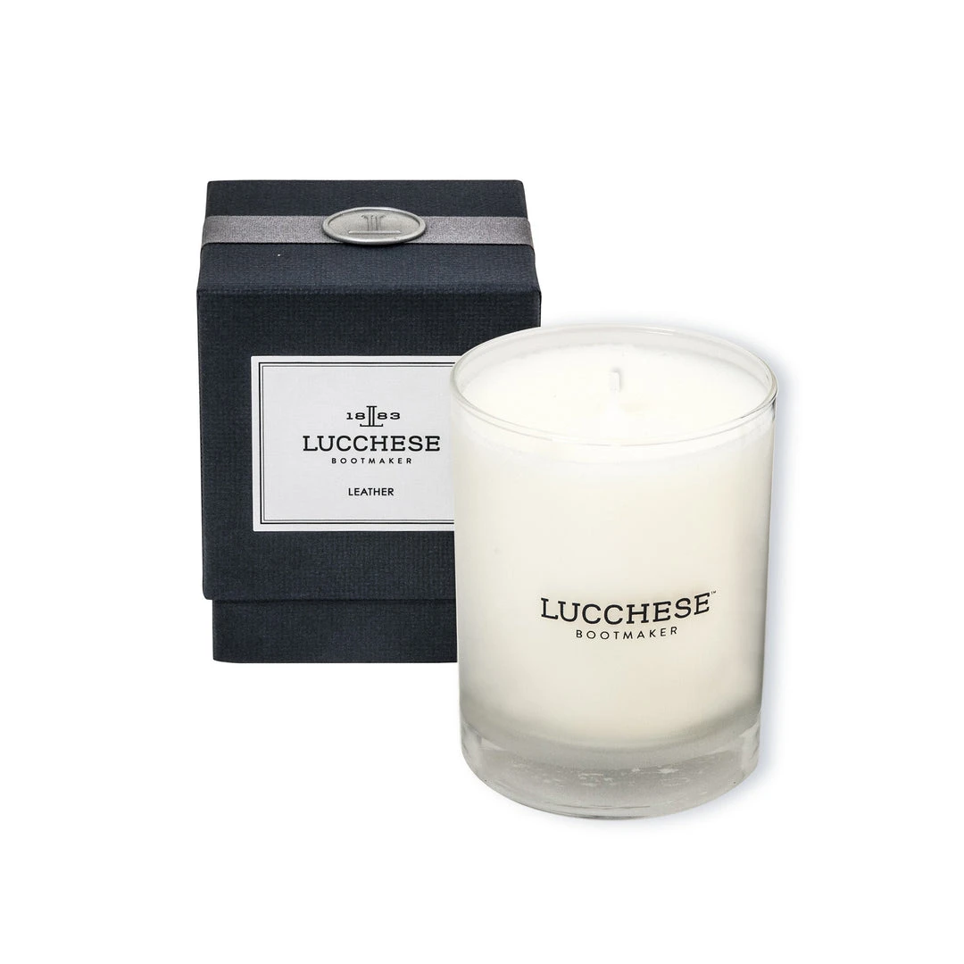 Brand new ❤️ Lucchese-inc Other Accessories Leather Scented Candle :: White ✔️ 3 Lucchese-inc Other Accessories Leather Scented Candle :: White