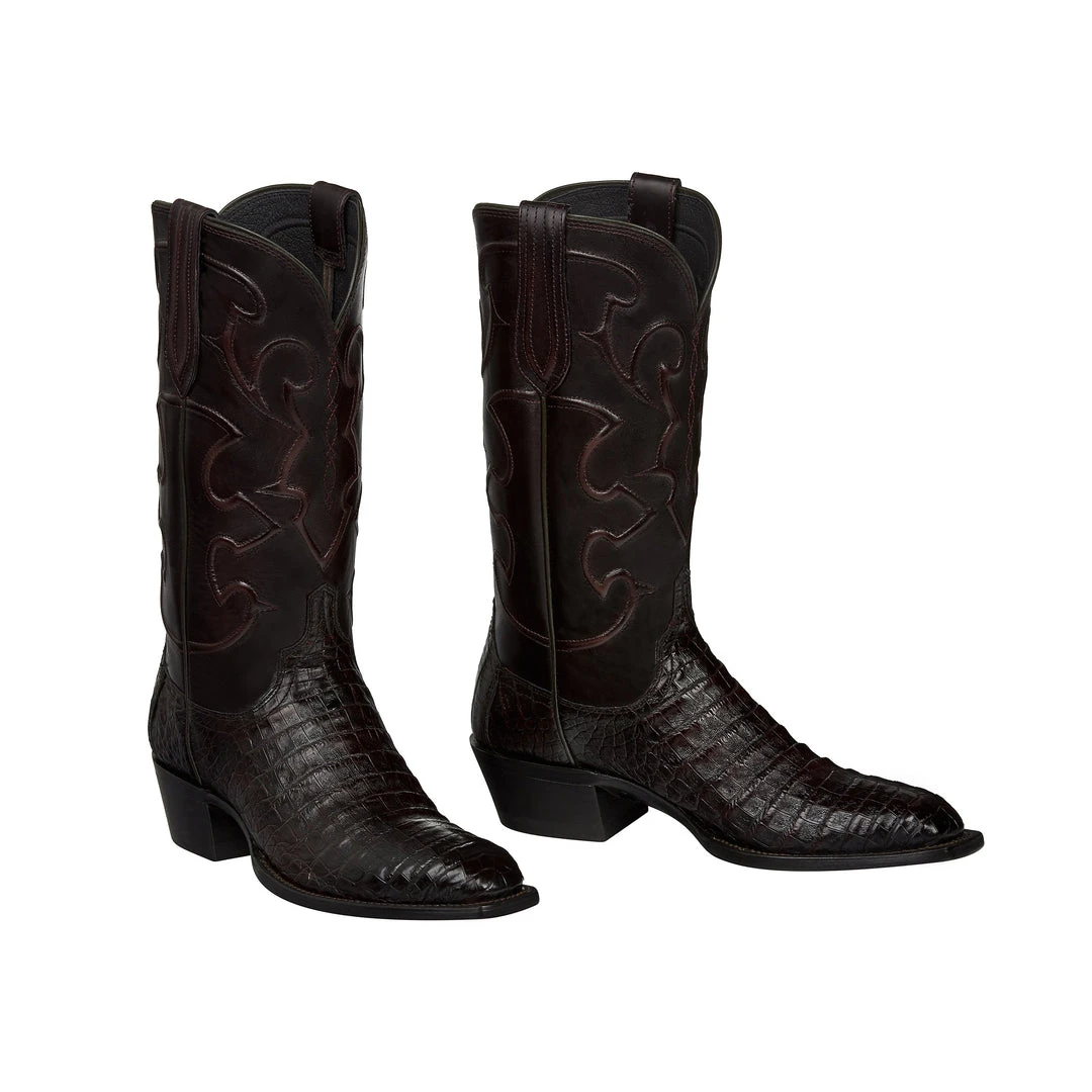 Wholesale 😍 Lucchese-inc 🥾 Boots Charles :: Black Cherry + Cordovan 😀 5 Lucchese-inc Boots Charles :: Black Cherry + Cordovan