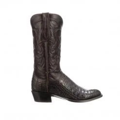 Lucchese-inc Boots Charles :: Black Cherry + Cordovan