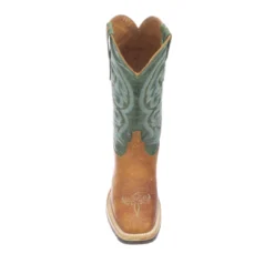 Lucchese-inc Ruth :: Cognac + Green BOOTS
