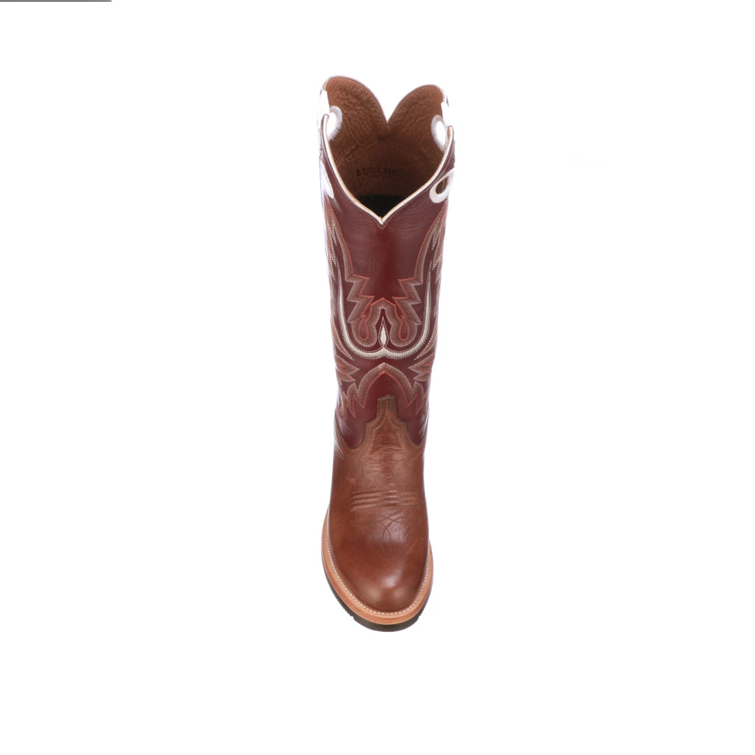 Promo 👍 Lucchese-inc Ruth Tall :: Tan + Red 👏 4 Lucchese-inc Ruth Tall :: Tan + Red