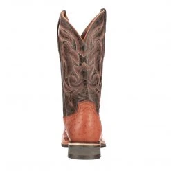 Lucchese-inc Rowdy Ostrich :: Cognac + Brown Men