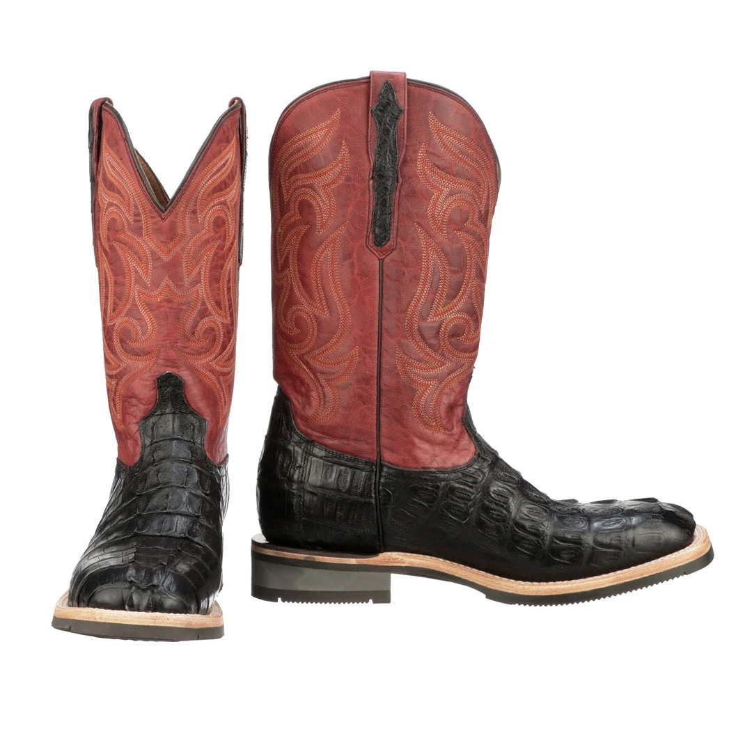 Outlet ๐ Lucchesse-inc Men Rowdy Hornback Caiman :: Black ๐ 3 Lucchesse-inc Men Rowdy Hornback Caiman :: Black