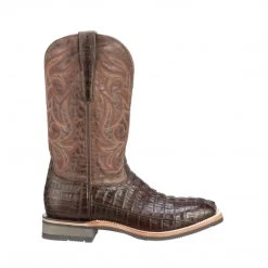 Lucchesse-inc Men Rowdy Hornback Caiman :: Chocolate