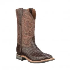 Lucchesse-inc Men Rowdy Hornback Caiman :: Chocolate