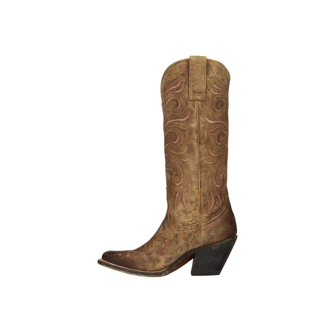 Lucchese-inc BOOTS Laurelie :: Tan Floral Lucchese-inc BOOTS Laurelie :: Tan Floral