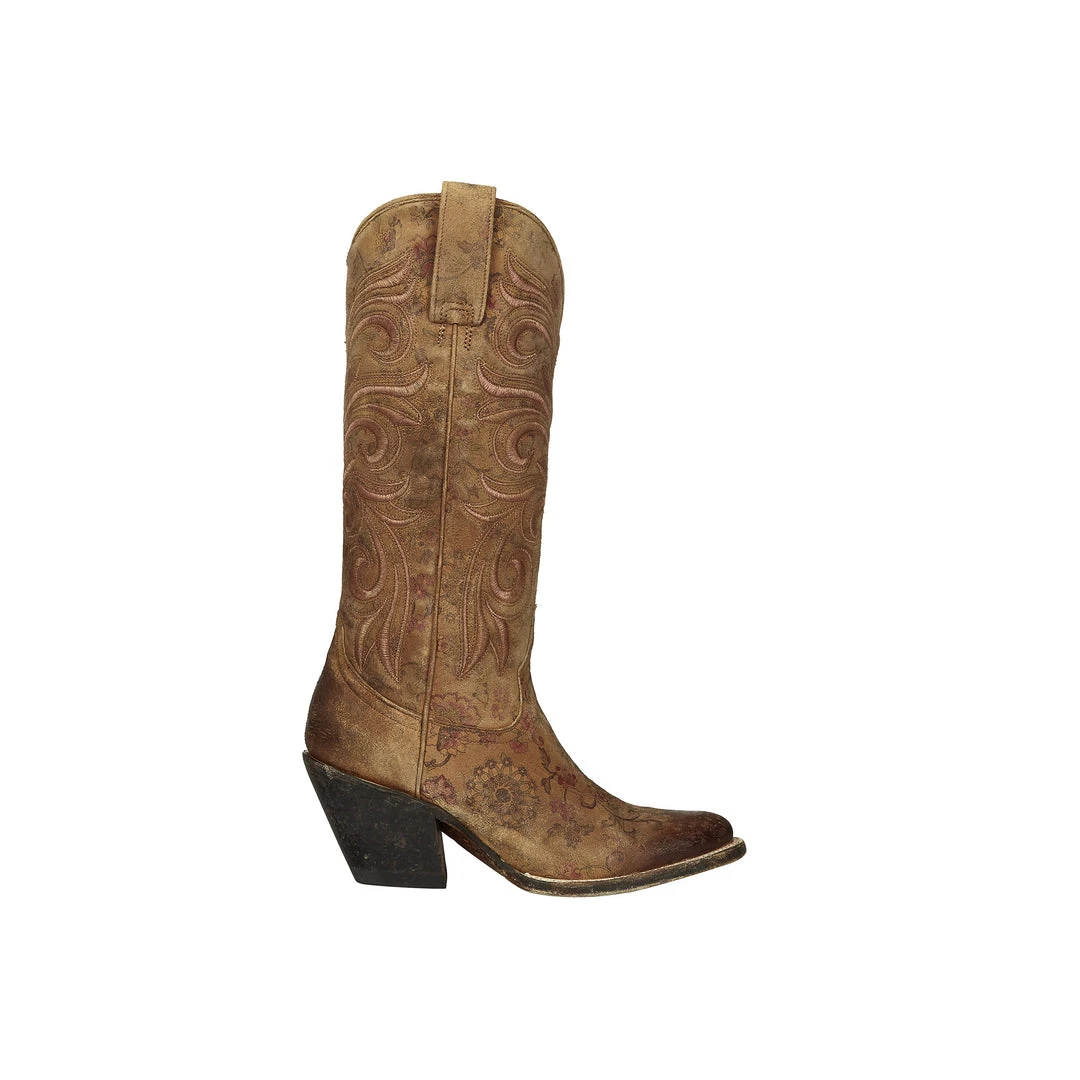 Lucchese-inc BOOTS Laurelie :: Tan Floral Lucchese-inc BOOTS Laurelie :: Tan Floral