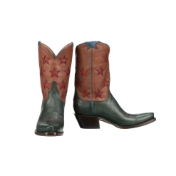 Lucchesse-inc BOOTS Estrella II :: Forest + Tan