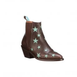 Top 10 ๐ Lucchesse-inc Estrella Chelsea :: Chocolate + Turquoise ๐ฅพ BOOTS ๐ 14 Lucchesse-inc Estrella Chelsea :: Chocolate + Turquoise BOOTS