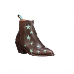 Top 10 ๐ Lucchesse-inc Estrella Chelsea :: Chocolate + Turquoise ๐ฅพ BOOTS ๐ 15 Lucchesse-inc Estrella Chelsea :: Chocolate + Turquoise BOOTS