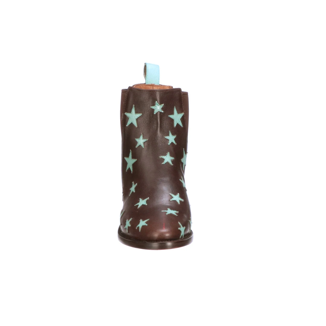 Top 10 ๐ Lucchesse-inc Estrella Chelsea :: Chocolate + Turquoise ๐ฅพ BOOTS ๐ 5 Lucchesse-inc Estrella Chelsea :: Chocolate + Turquoise BOOTS