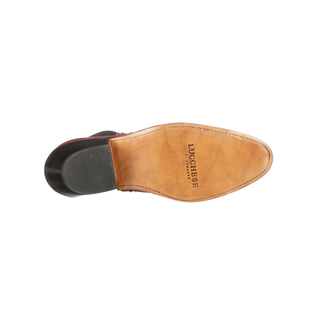 Cheapest π Lucchesse-inc Estrella Chelsea :: Red + Tan π 6 Lucchesse-inc Estrella Chelsea :: Red + Tan