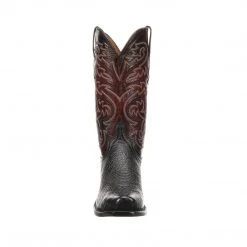 Budget 🥰 Lucchese-inc Nathan :: Black + Black Cherry 😀 14 Lucchese-inc Nathan :: Black + Black Cherry
