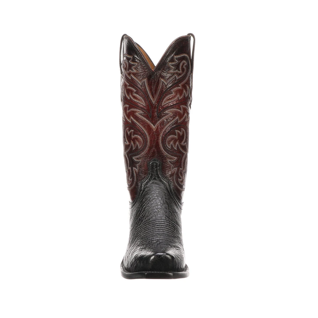 Budget 🥰 Lucchese-inc Nathan :: Black + Black Cherry 😀 5 Lucchese-inc Nathan :: Black + Black Cherry